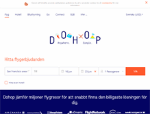 Tablet Screenshot of dohop.se