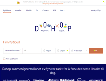 Tablet Screenshot of dohop.no