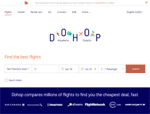 Tablet Screenshot of dohop.com