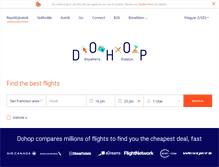 Tablet Screenshot of dohop.hu
