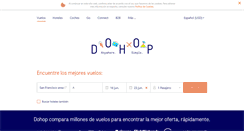 Desktop Screenshot of dohop.es