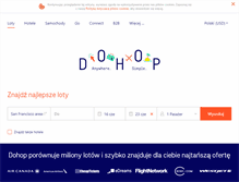 Tablet Screenshot of dohop.pl